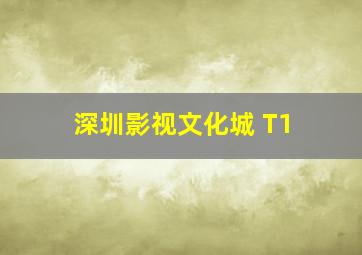 深圳影视文化城 T1